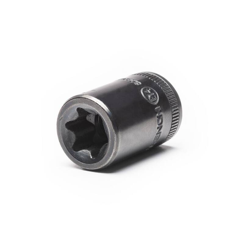 Juego de puntas de vaso GEARWRENCH de 1/4, 3/8 y 1/2 pulgadas, Hexagonal, Hexagonal con extremo de bola, Torx a prueba de manipulaciones, E-Torx y punta Torx (80 piezas) - 86538