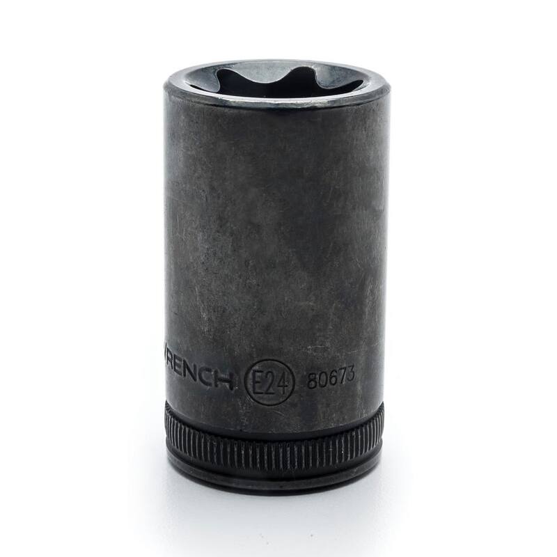 Juego de puntas de vaso GEARWRENCH de 1/4, 3/8 y 1/2 pulgadas, Hexagonal, Hexagonal con extremo de bola, Torx a prueba de manipulaciones, E-Torx y punta Torx (80 piezas) - 86538