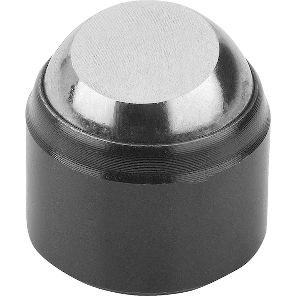 Kipp Self-Aligning Pads M05 D1=28, Form:G Carbon Steel, Comp:Ball-Bearing Steel - K0282.405