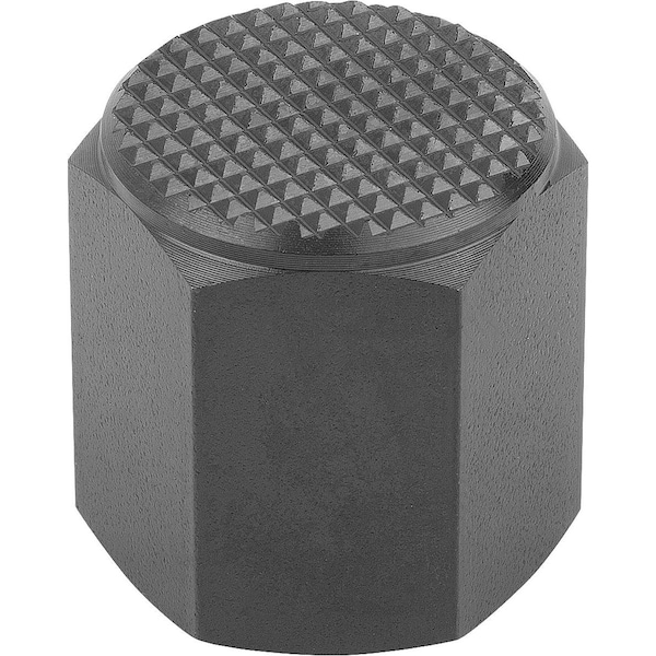 Kipp Positioning Foot, Form:F, Free-Cutting Steel Hardened A. Black Oxidise, Sw=19 - K0298.6401