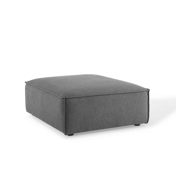 Modway Furniture 16.5 x 35 x 41.5 in. Restore Ottoman, Charcoal Gray - EEI-3873-CHA
