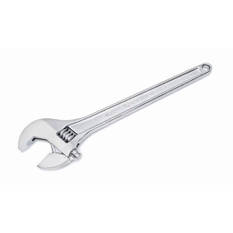 Llave ajustable cromada de 15 pulgadas - AC215VS