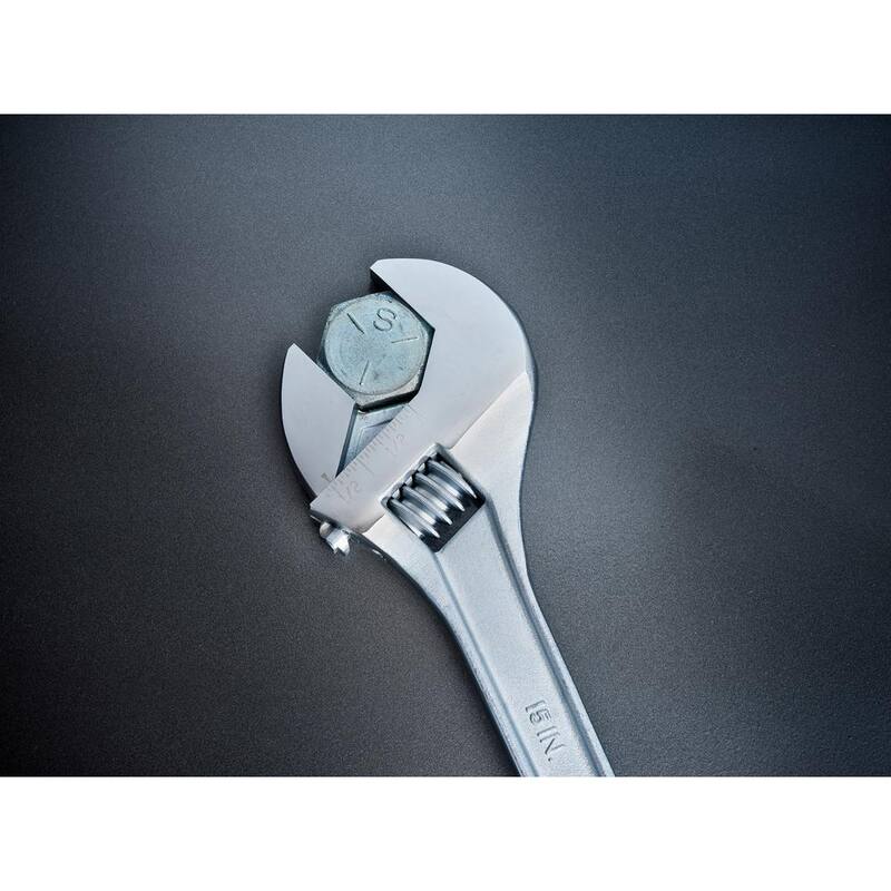 Llave ajustable cromada de 15 pulgadas - AC215VS