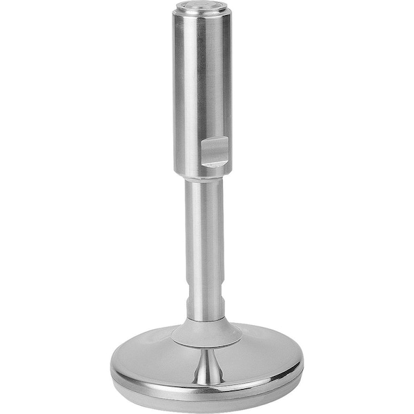 Kipp Levelling Foot For Hyg. Area M16X65, D=80, Stainless Steel, Comp:Rubber - K0741.08016X143