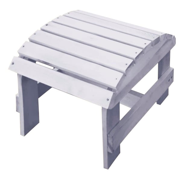 W Home 63 in. Pine Ottoman, White - SW1912WT-OT