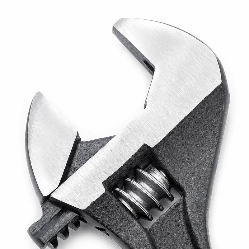 Llave de construcción ajustable Crescent de 16 pulgadas con recubrimiento de óxido negro - AT215SPUD