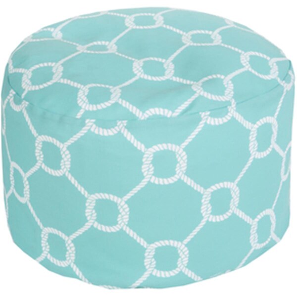 Templeton Rug  Round Slate Pouf 20 x 13 in. - TE1430239
