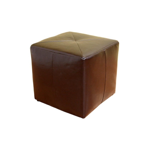 Made4Mattress ST-20-brown-ottoman Aric Bonded Leather Ottoman - MA2506235