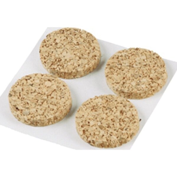Shepherd Hardware Furniture Pad, Wood, 1/2 in Dia, Round - 9962