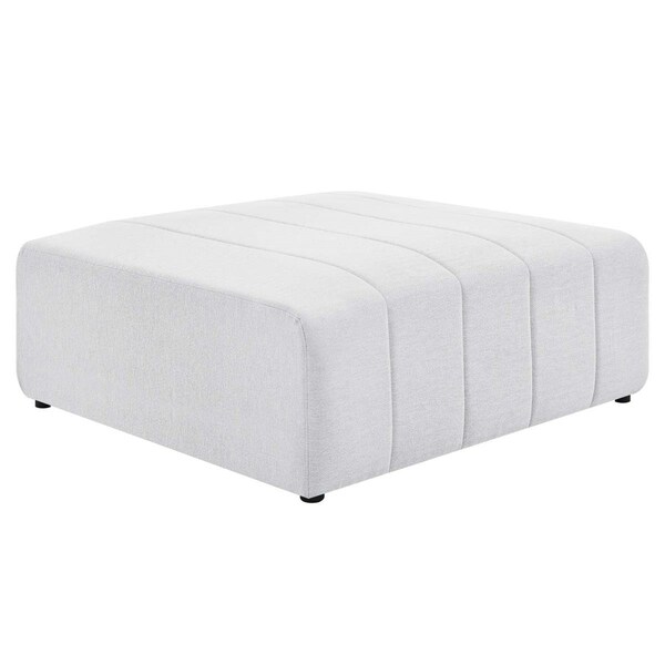 Modway Furniture Bartlett Upholstered Fabric Ottoman, Ivory - EEI-4400-IVO
