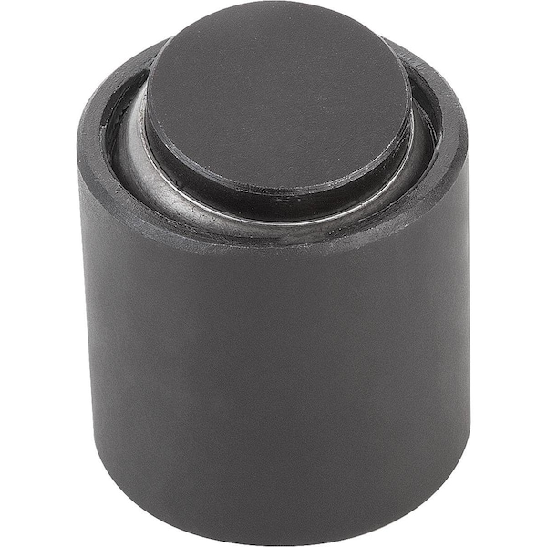 Kipp Self-Aligning Pads With O-Ring D1=24, Form:C Carbon Steel, Interchangable Insert, Comp:Carbon Steel - K0285.124X028