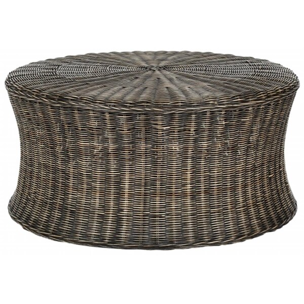 Safavieh Ruxton Ottoman - Dark Brown - FOX6530D