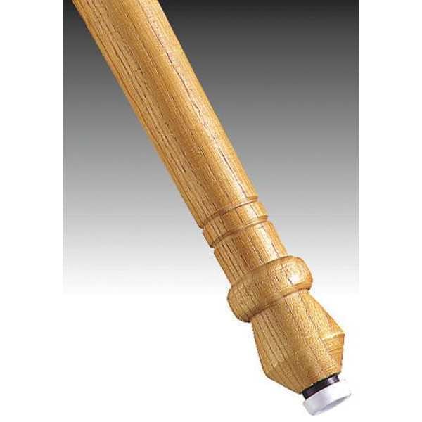 Zoro Select Furniture Glides, Nail-On, Rd, 1-1/8", PK24 - 9448
