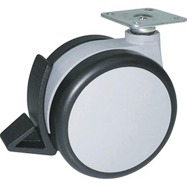 Doba-Bnt 3 in. 2 Brake J Plate Gemini Caster - SA3748701