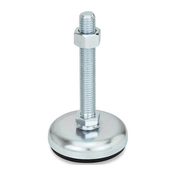 J.W. Winco Male-End Leveling Mount, 4.88 in H - 30-60-1/2X13-100-A1-SK