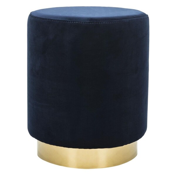 Safavieh Elsworth Ottoman Navy - SFV3558A