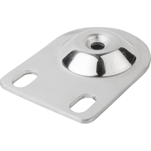 Kipp Plate For Levelling Feet, Form:C Stainless Steel, D=80 - K0672.30802