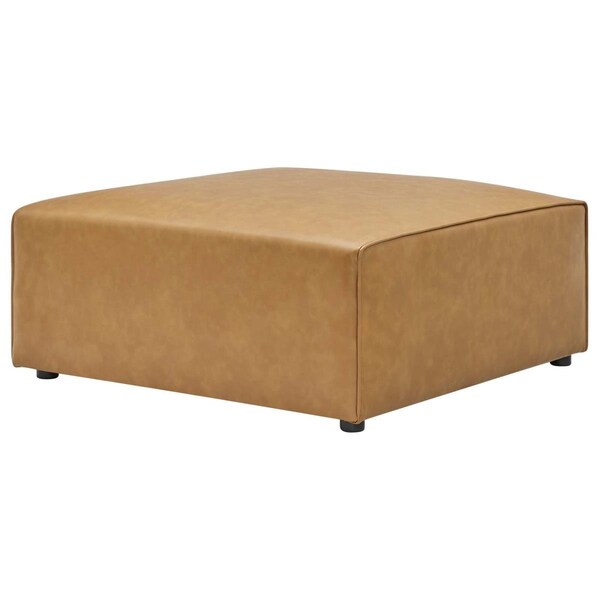 Modway Furniture Mingle Performance Velvet Ottoman, Tan - EEI-4624-TAN