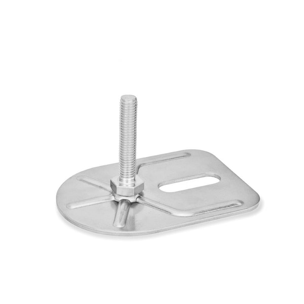 J.W. Winco JW Winco GN43-80-3/8X16-100-E0-S Leveling Feet - 43-80-3/8X16-100-E0-S