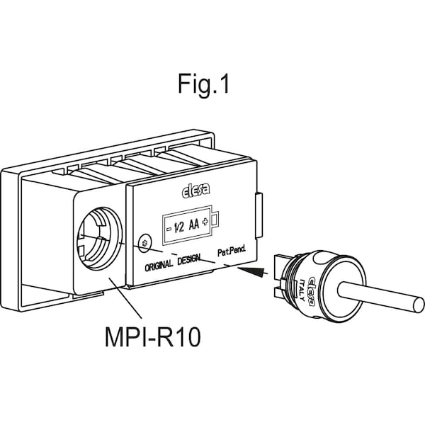 Elesa Magnetic sensor with cable for MPI-R10, FC-MPI-25 - FC-MPI