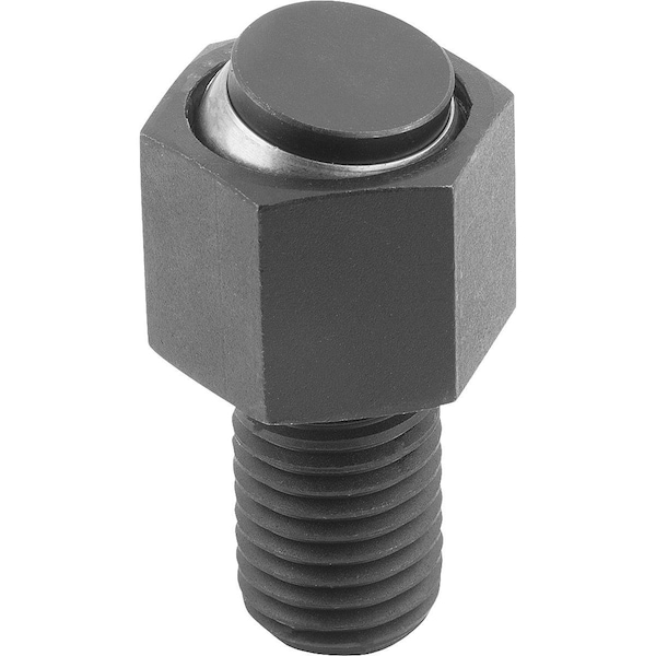 Kipp Self-Aligning Pads With O-Ring, Form:C Carbon Steel, Interchangable Insert, Comp:Tool Steel, Sw=30 - K0289.120X100