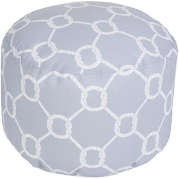 Templeton Rug  Round Ash Gray Pouf 20 x 13 in. - TE1430241