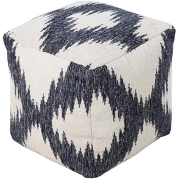 Templeton Rug  Cube Ivory Pouf 18 x 18 x 18 in. - TE1430248
