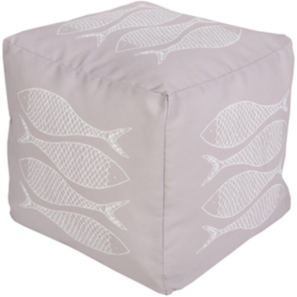 Templeton Rug  Cube Beige Pouf 18 x 18 x 18 in. - TE1430215