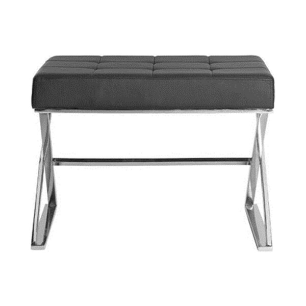 Safavieh Micha Ottoman- Grey - 18.9 x 17.8 x 25.2 in. - FOX2022B