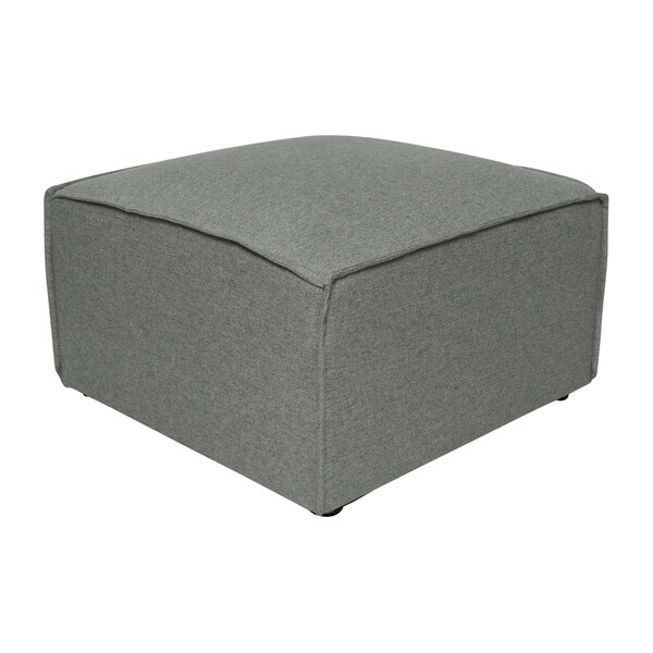 Flash Furniture Bridgetown Luxury Modular Sectional Sofa, Ottoman Seat, Dark Gray - IS-IT2231-OT-DKGRY-GG