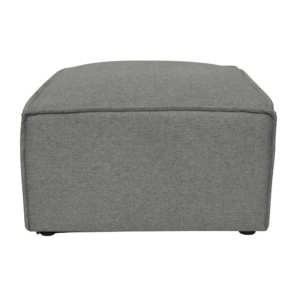 Flash Furniture Bridgetown Luxury Modular Sectional Sofa, Ottoman Seat, Dark Gray - IS-IT2231-OT-DKGRY-GG