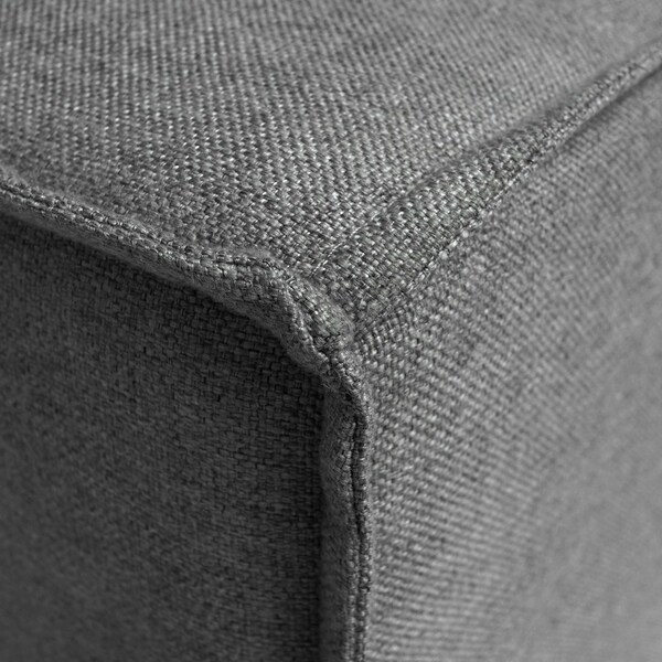 Flash Furniture Bridgetown Luxury Modular Sectional Sofa, Ottoman Seat, Dark Gray - IS-IT2231-OT-DKGRY-GG