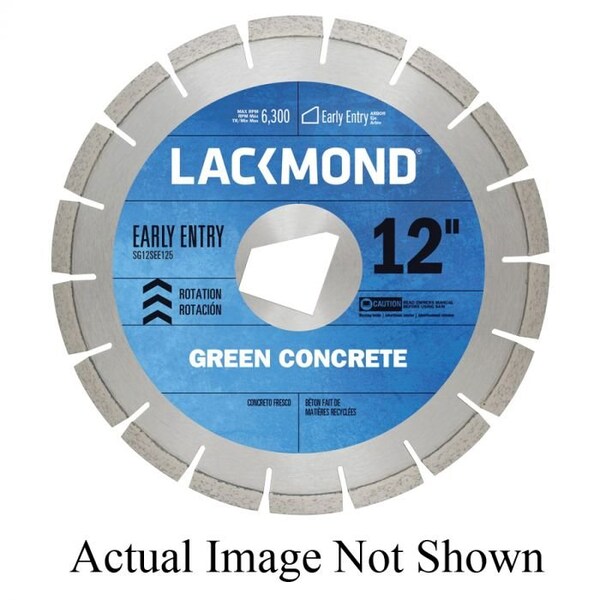 Lackmond Diamond Saw Blade, Laser Weld Segmented, Series PRO, 512 Blade Dia, WetDry, 10 mm Segment Hei - SG5.5080SEEVH