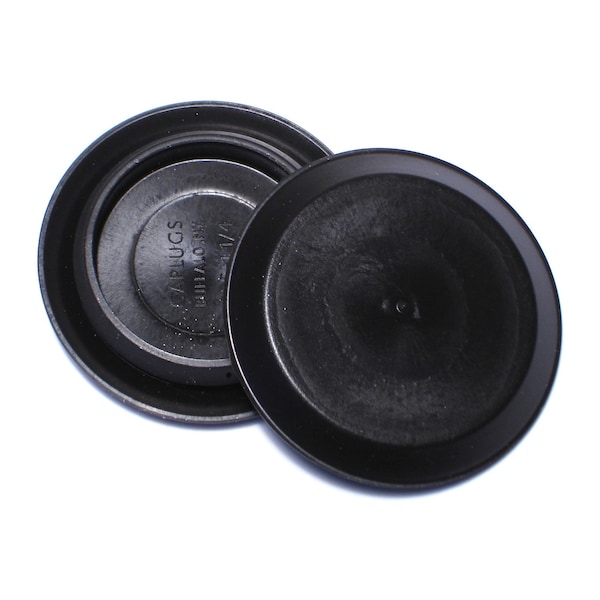 Midwest Fastener 1-1/4" Black Plastic Flush Head Sheet Metal Plugs 3PK - 75912