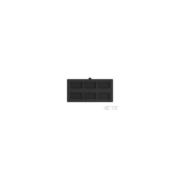 Te Connectivity FF 250 REC HSG 6P NYLON NEGRO - 140885-5