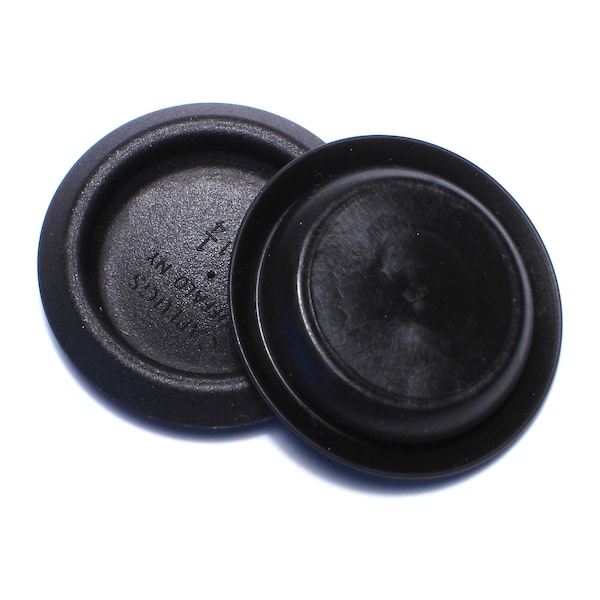 Midwest Fastener 1-1/4" Black Plastic Round Head Sheet Metal Plugs 4PK - 75927