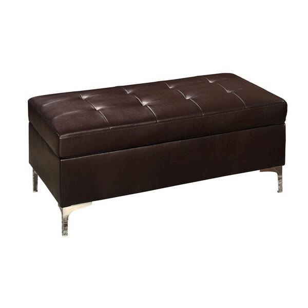 Made4Mattress 20 x 25 x 45 in. Barrington Ottoman - Brown - MA1574231