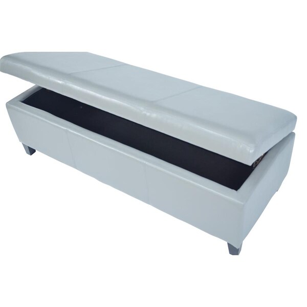 Warehouse Of Tiffany White Ottoman - WT-W7077 WHITE