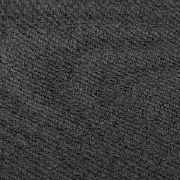 Baxton Studio Lovise Dark Grey Upholstered Walnut Brown Finished Wood Ottoman - 148-8229