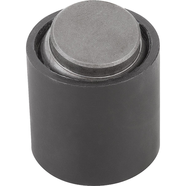 Kipp Self-Aligning Pads W O-Ring D1=36, Form:E Carbon Steel, Interchangable Insert, Comp:Stainless Steel - K0285.236X036