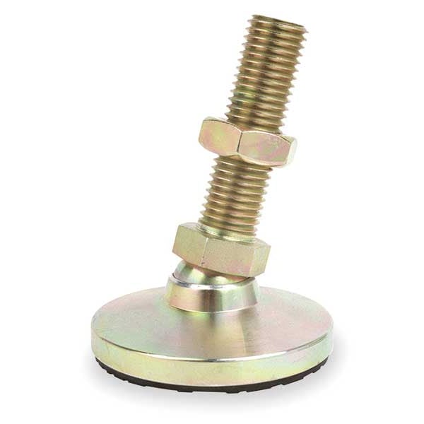 S & W Manufacturing Leveling Mount, Swivel Stud, M24, 4 in Base - MN-SW5
