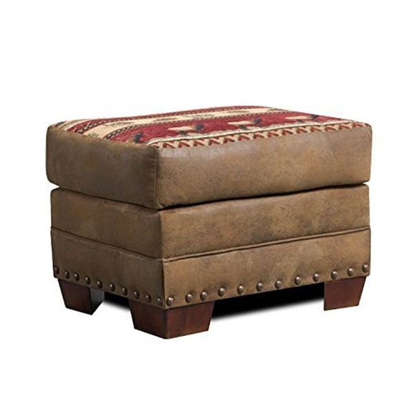 Latestluxury Sierra Lodge Ottoman - LA161969