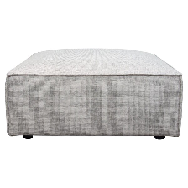 Diamond Sofa 17 x 3775 x 3775 in Vice Square Ottoman Barley Fabric - VICEOTBA