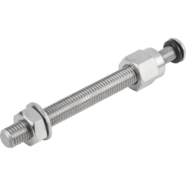 Kipp Threaded Spindle For Swivel Feet D1=M12X100 Stainless Steel - K0669.121002
