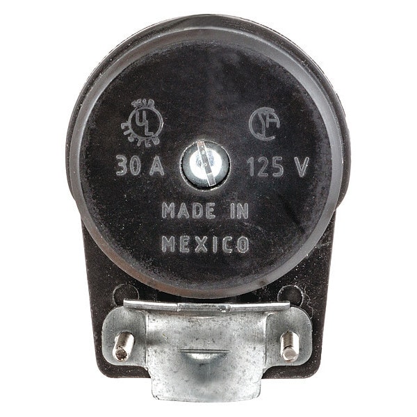 Receptáculo Hubbell, 30 A Amperios, 125V AC, Montaje al Ras, Salida Única, TT-30R, Negro - HBLTT30R