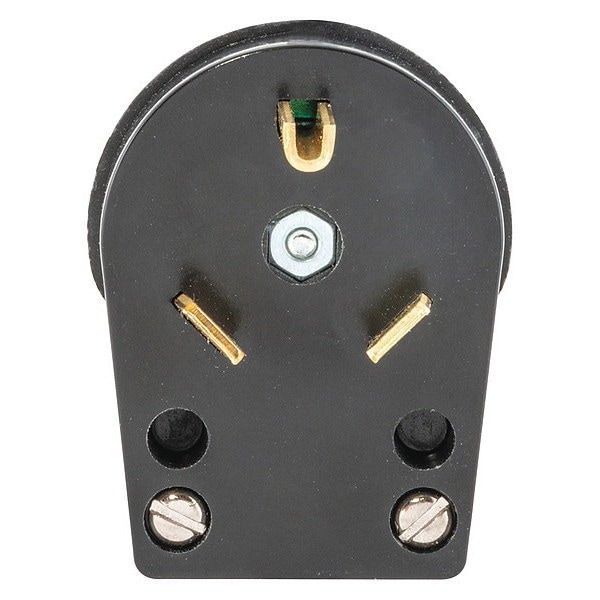 Receptáculo Hubbell, 30 A Amperios, 125V AC, Montaje al Ras, Salida Única, TT-30R, Negro - HBLTT30R