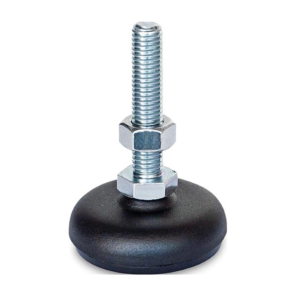 J.W. Winco Male-End Leveling Mount, 3.97 in H - 30-80-1/2X13-75-A5-SK