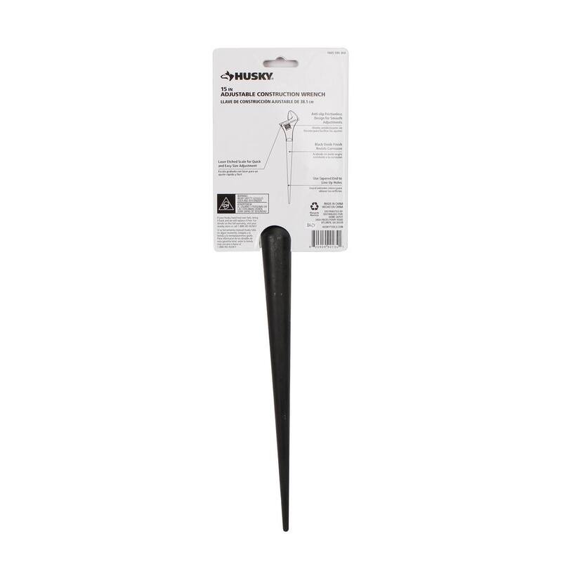 Llave de tuercas ajustable para construcción de 15 pulgadas - 90134