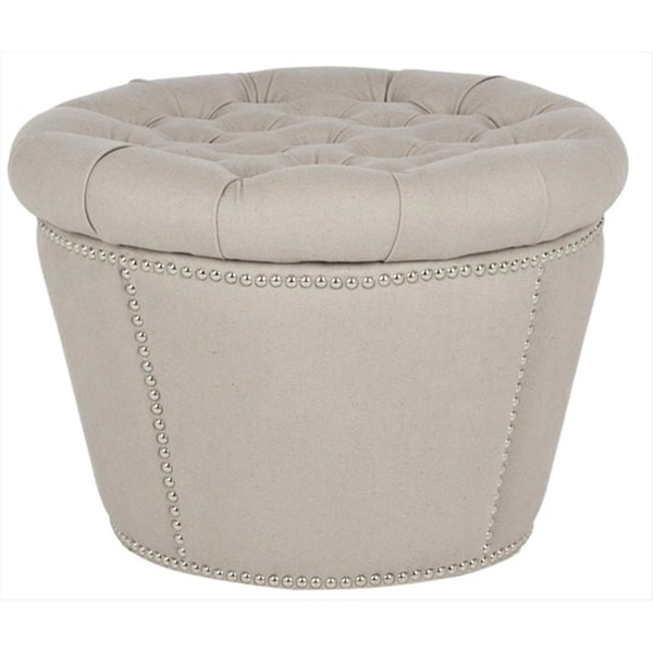 Safavieh Vanessa Ottoman Taupe - MCR4637A