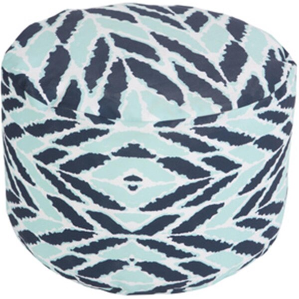 Templeton Rug  Round Cobalt Pouf 20 x 13 in. - TE1430227